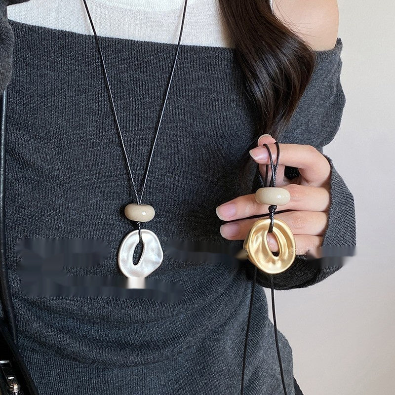 Simple Long Geometric Necklace Female Minority Fashion Temperament