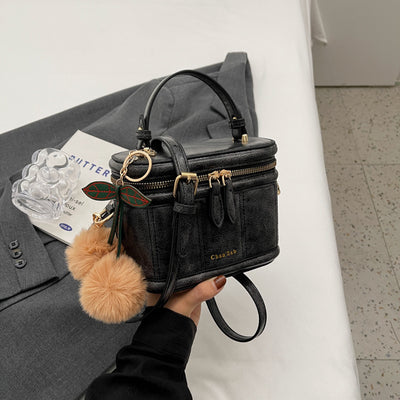 Box Bucket Bag Popular Portable Texture