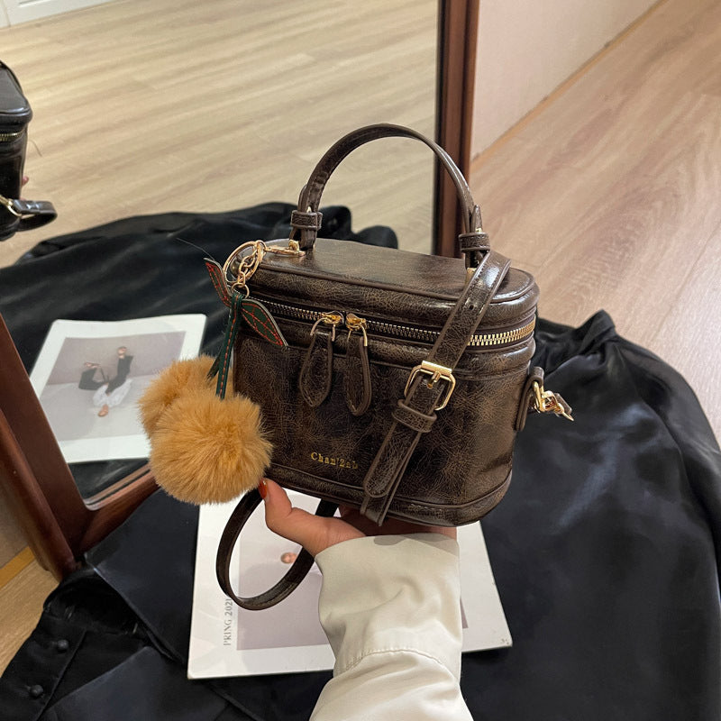 Box Bucket Bag Popular Portable Texture