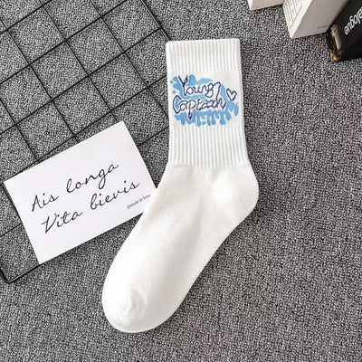 Cotton Fall Winter Men Basketball Long Socks
