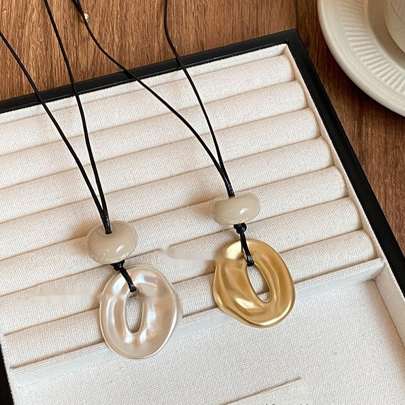 Simple Long Geometric Necklace Female Minority Fashion Temperament