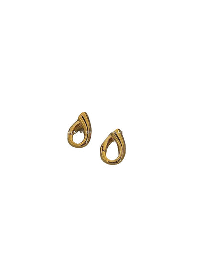 Heart-shaped Buckle Niche Design Earrings