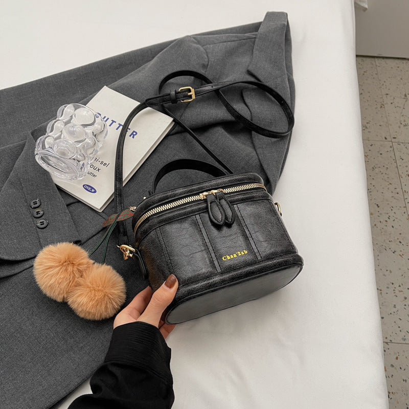 Box Bucket Bag Popular Portable Texture