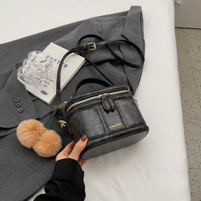 Box Bucket Bag Popular Portable Texture