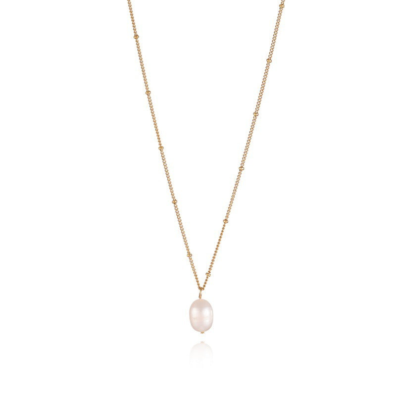 Natural Freshwater Pearl Pendant Necklace For Women