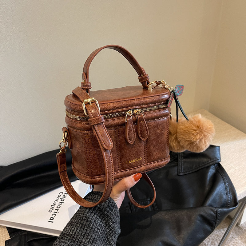 Box Bucket Bag Popular Portable Texture