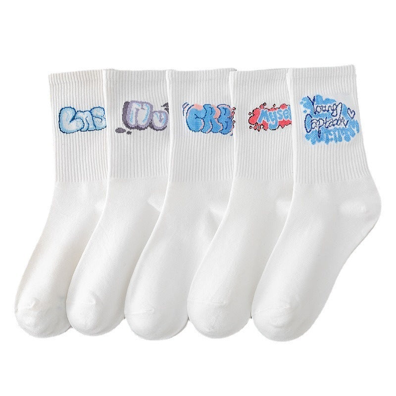 Cotton Fall Winter Men Basketball Long Socks