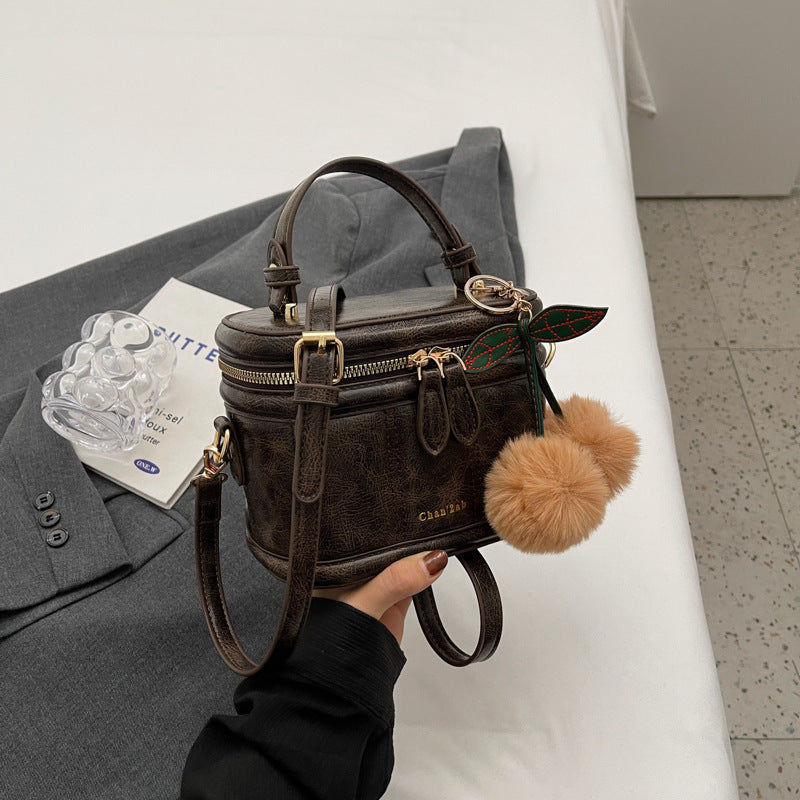 Box Bucket Bag Popular Portable Texture